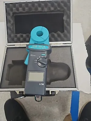 LEM HEME GEO 15 CLAMP ON GROUND LOOP TESTER -- Very Clean - 100% Untested. • £189.99