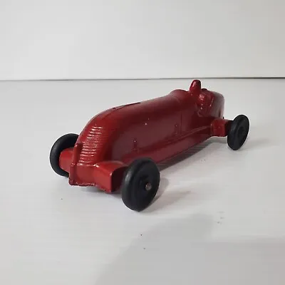 1930's Arcor Safe Play Toys USA Streamline Race Car Red Rubber Vintage  • $59.99