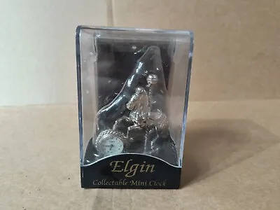 Vintage Elgin Collectible Miniature Clock Carousel Horse New In Original Package • $18