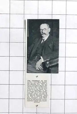 £6 • Buy 1929 The Chairman Of The LCC Lord Monk Bretton