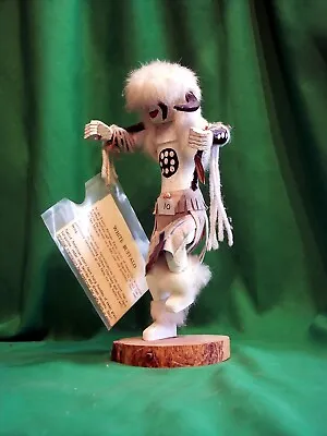 Navajo Kachina Doll - The White Buffalo Dancer - Dramatic! • $35