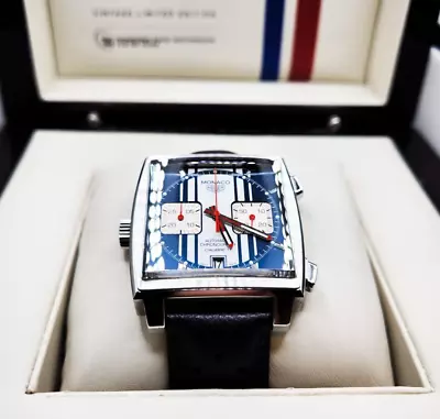 TAG Heuer Monaco Calibre 11 - CAW211D.FC6300 Steve McQueen Limited Edition • £4995