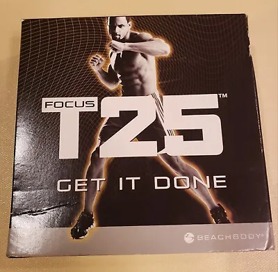 Focus T25 Get It Done DVD Alpha Beta Workout (Missing Cardio & Body Circut CDs) • $4.99