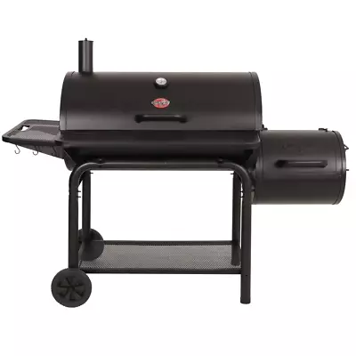 Charcoal Smoker & Grill - 925 Sq In Offset BBQ Grill Combo Large Outdoor • $294.61