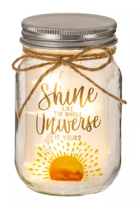 Ganz Twinkle Jar With Light Decor Shine Like The Whole Universe Is ER70947 • $12.95