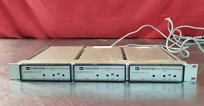 Set Of 3 Videotek Audio Distribution Amplifiers Model ADA-16 - Rack Mount - USED • $99.99