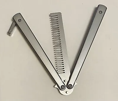 Practice Folding Trainer Butterfly Comb Tool -Silver Color! • $16.90