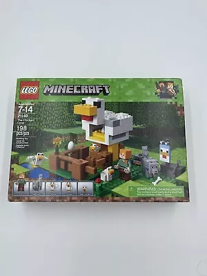 LEGO Minecraft: The Chicken Coop (21140) NEW SEALED 2018 - 198 Pieces Mojang • $45.99