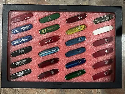 Swiss Army Classic Knife Lot With Display Case • $175