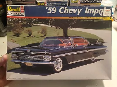 Vintage Monogram '59 Chevy Impala Hardtop 1/25 Model #2454 • $49.99