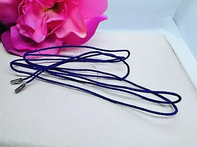 $39 • Buy Authentic Pandora Purple Cord Necklace Bracelet Fabric Lariat 100cm #390961CPE