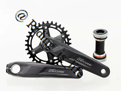 New Shimano Deore FC-M5100-1 Crankset 1x10/11-speed 30T/32T/170mm/175MM BB52  • $74.99