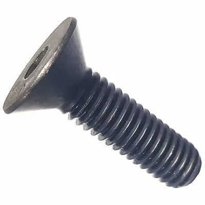 7/16-20 X 1  Flat Head Socket Cap Screws Grade 8 Steel Black Oxide Qty 10 • $14.25