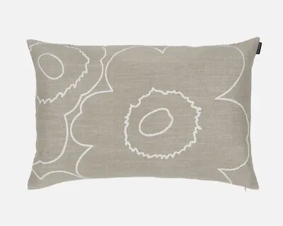 Marimekko Beige 40x60cm Pieni Unikko Pillow Case Cushion Cover 20x20  Finland • $65