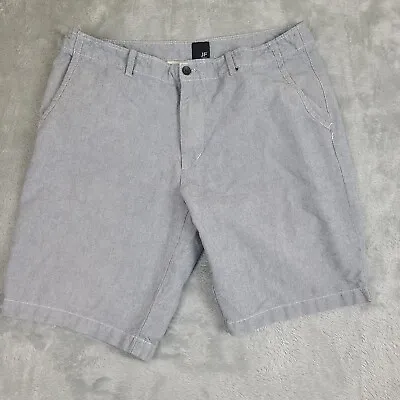 J. Ferrar Shorts Men's Size 34 Light Gray White Stitching • $11.25