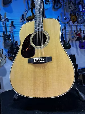 Martin HD12-28 12-string Left-Handed Acoustic Guitar - Natural Auth Deal! 451 • $3499