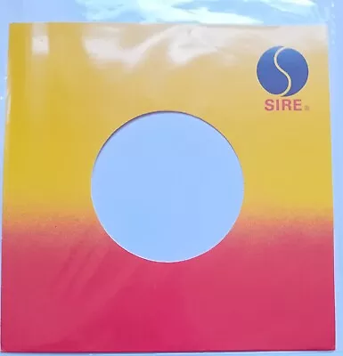 1 X SIRE 7  Reproduction Company Record Sleeve Red & Yellow NEW • £1.35