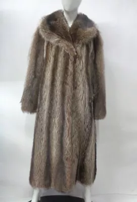 Excellent Raccoon Racoon Fur Coat Jacket Women Woman Size 4 Petite • $243