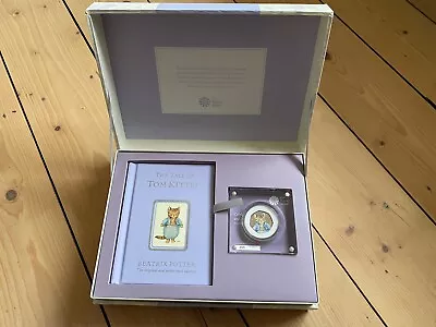 Tom Kitten  2017 UK 50p Silver Proof Coin & Book Gift Set • £70