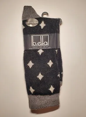 B. Ella Ladies Cashmere Wool Angora Blend Socks Eve Caviar USA • $18