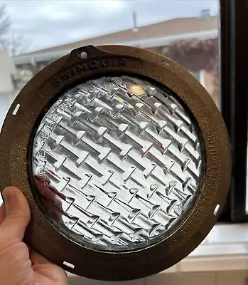 SwimQuip Underwater Lighting Fixture Glass Lens & Housing Swimming Pool Vtg 5055 • $89