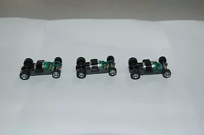 AFX Racemasters Mega G+ 1.5 Slot Car Chassis' (Lot Of 3) • $40