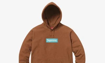 $500 • Buy Supreme FW17 Rust Box Logo Hoodie Size Large|100% Authentic | Pre-Owned