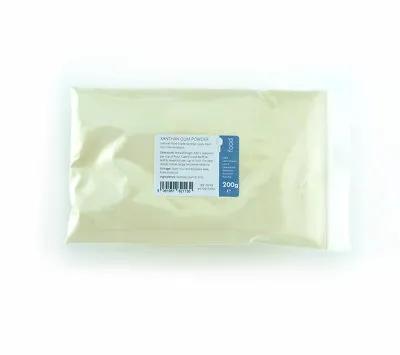 Xanthan Gum 200g - Highest Quality Food Grade Fine Powder • £8.32