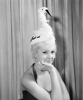 Mylene Demongeot French Actress The Savoy Hotel London 1958 OLD PHOTO 4 • $5.87