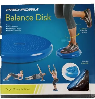 Brand New Pro Form 13.5 Inch Lightweight Non Slip Balance Exercise Disc  • $25