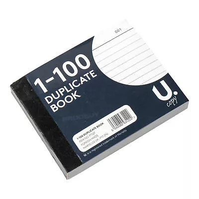 10 X Duplicate Books A6 Numbered 100 Sheets Invoice Business Receipt Lined Pads • £21.99