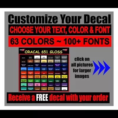 Make Your Own Custom Die Cut Vinyl Decal Sticker Car Window Wall Laptop Font • $7.49