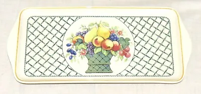 Villeroy & Boch Basket 13.1/2 X 6 Inch Sandwich Tray - Germany - Mint • $38