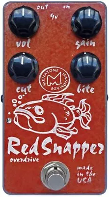 Menatone Red Snapper 4 Knob Overdrive Guitar Effects Pedal • $359.99