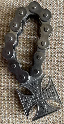 West Coast Choppers Belt Buckle Bottle Opener- Chain W/ Maltese Cross Logo. • $18