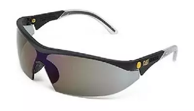 £14.99 • Buy Caterpillar Digger Smoke Tinted Lens Safety Spectacles Cat Glasses