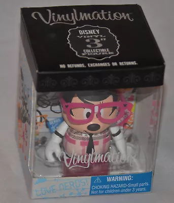 New! Sealed! Disney VINYLMATION Nerds MINNIE MOUSE (Fast Shipping!) Glasses • $14