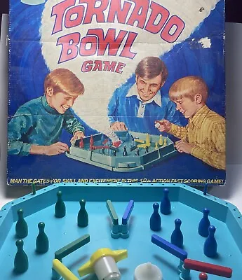 Vintage Tornado Bowl Game Ideal 1971 Bowling Pins Rare With Box • $13.59