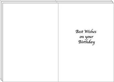 £2.99 • Buy GREETING CARD INSERTS ~ Packs Of 10 Pre Printed Greeting Card Inserts