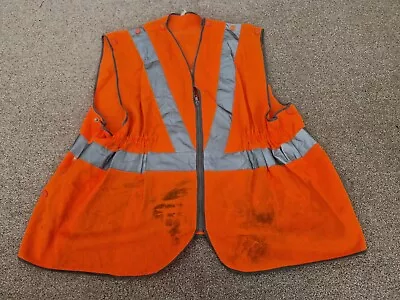 Arriva Rail Railway Orange Hi-vis Waistcoat Vest Jacket Top Mens Xl • £39.99