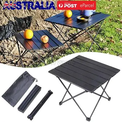 Camping Table Folding BeachTable Small Folding Table Outdoor Ultralight Aluminum • $26.88
