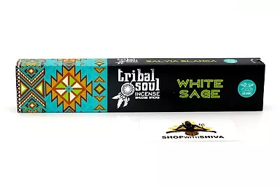 Tribal Soul Incense Sticks Premium Burning Includes A Colourful Feather In Box • £2.39