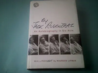 An Autobiography In Six Acts By Jack Rosenthal  Hand Signed By Maureen Lipman • £14.99