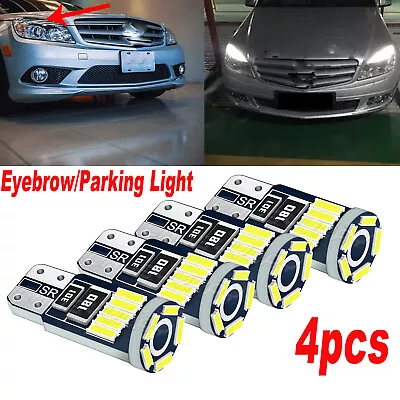 4Pcs 18-SMD White LED Error Free Parking Light Bulb For Mercedes ML350 Etc • $13.29