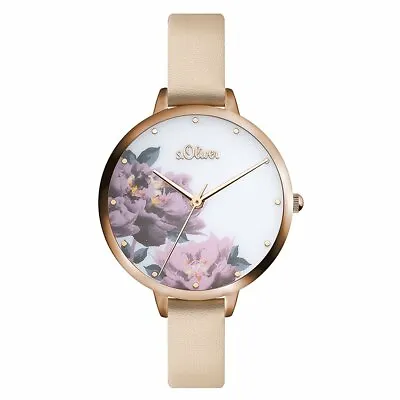 S.Oliver Women's Watch Wristwatch Leather SO-3536-LQ • $60.25