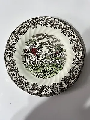 Vintage English Myott Staffordshire 'Myotts Country Life' 2 X Decorative Plates • £15.95