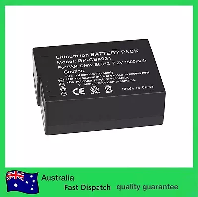 Battery DMW-BLC12 BLC12E 1.5Ah For Panasonic Lumix G5 G6 GH2 GH2GK FZ200 FZ1000 • $25.90