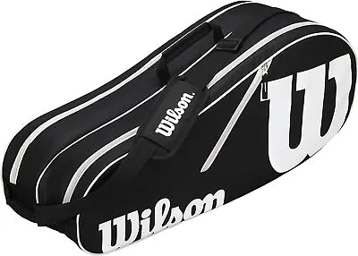 Wilson Advantage II 6 Racket Bag - Black/White • £39.99