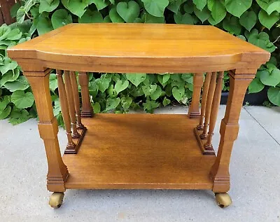 Vtg Mid-Century TOMLINSON Furniture Wood Accent Side End Table Colosseum HTF • $99.25