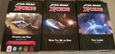 X-Wing Hotshots Aces Never Tell Me The Odds Fully Loaded. New Sealed. • $90